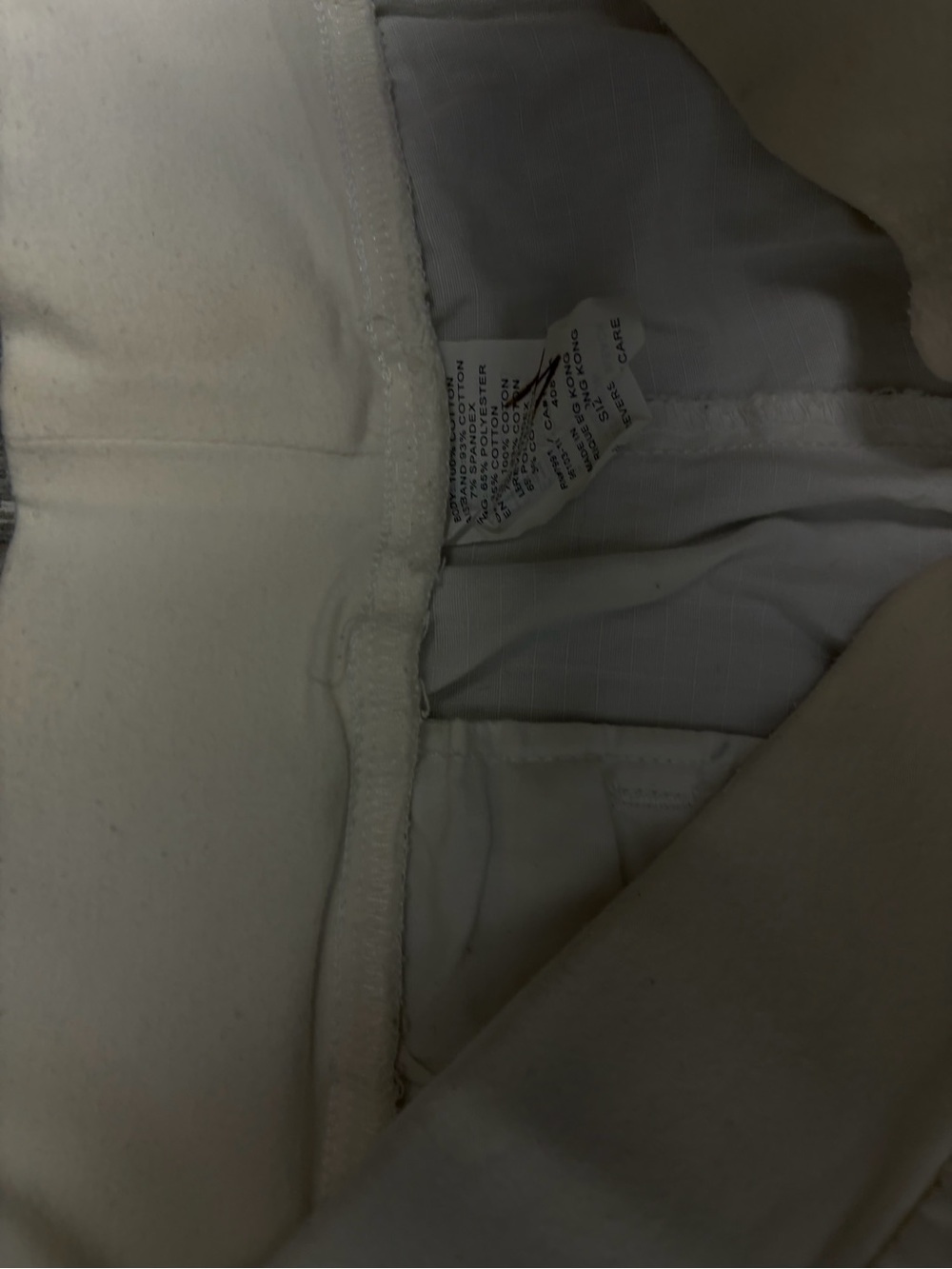 Women's White maternity short Pants